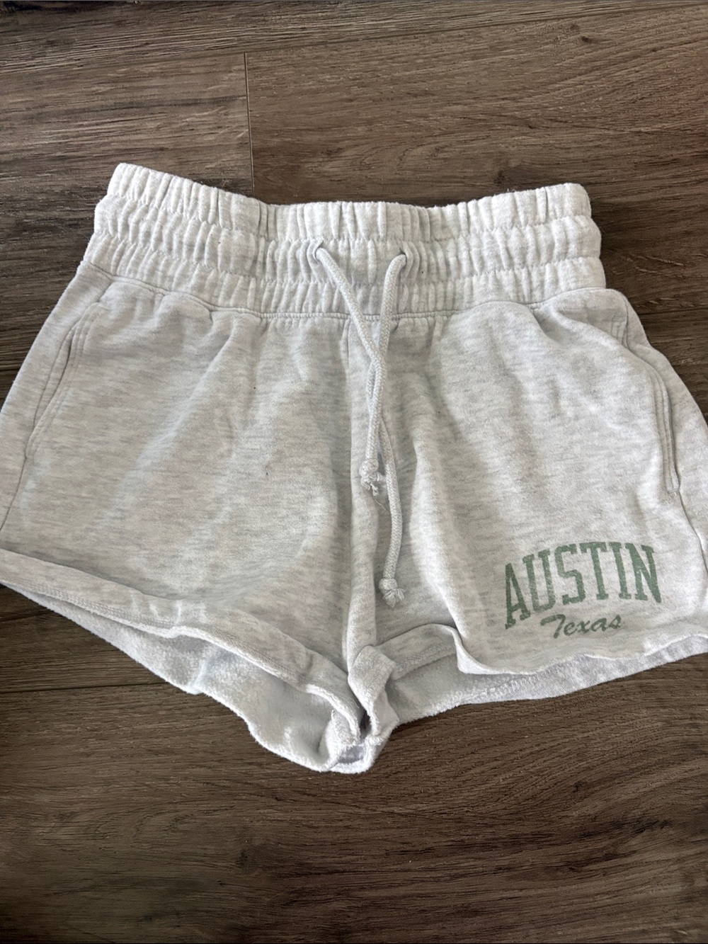 Aeropostale Light Gray Austin Texas Athletic Shorts